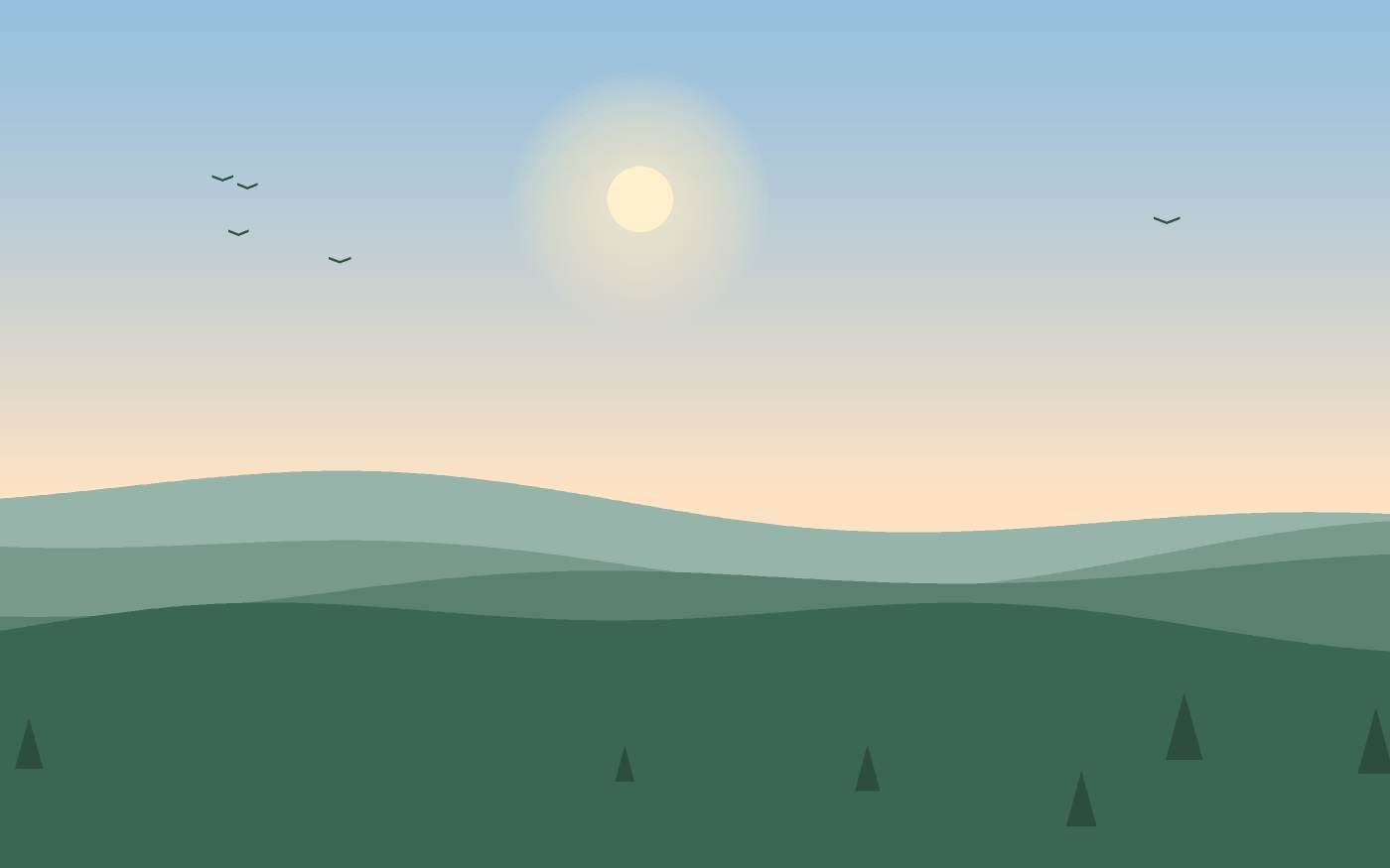 Landschaftsillustration