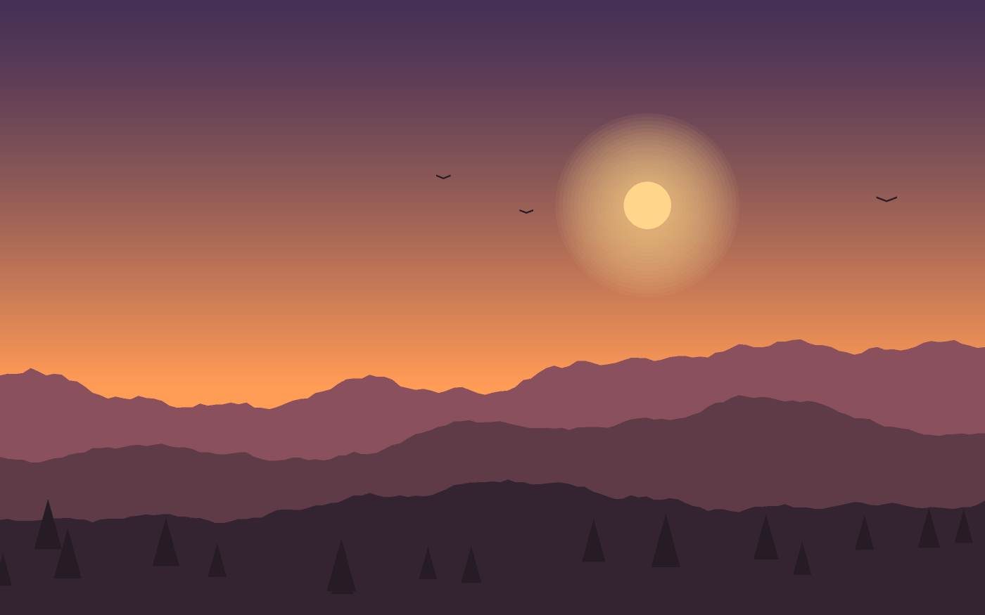 Landschaftsillustration