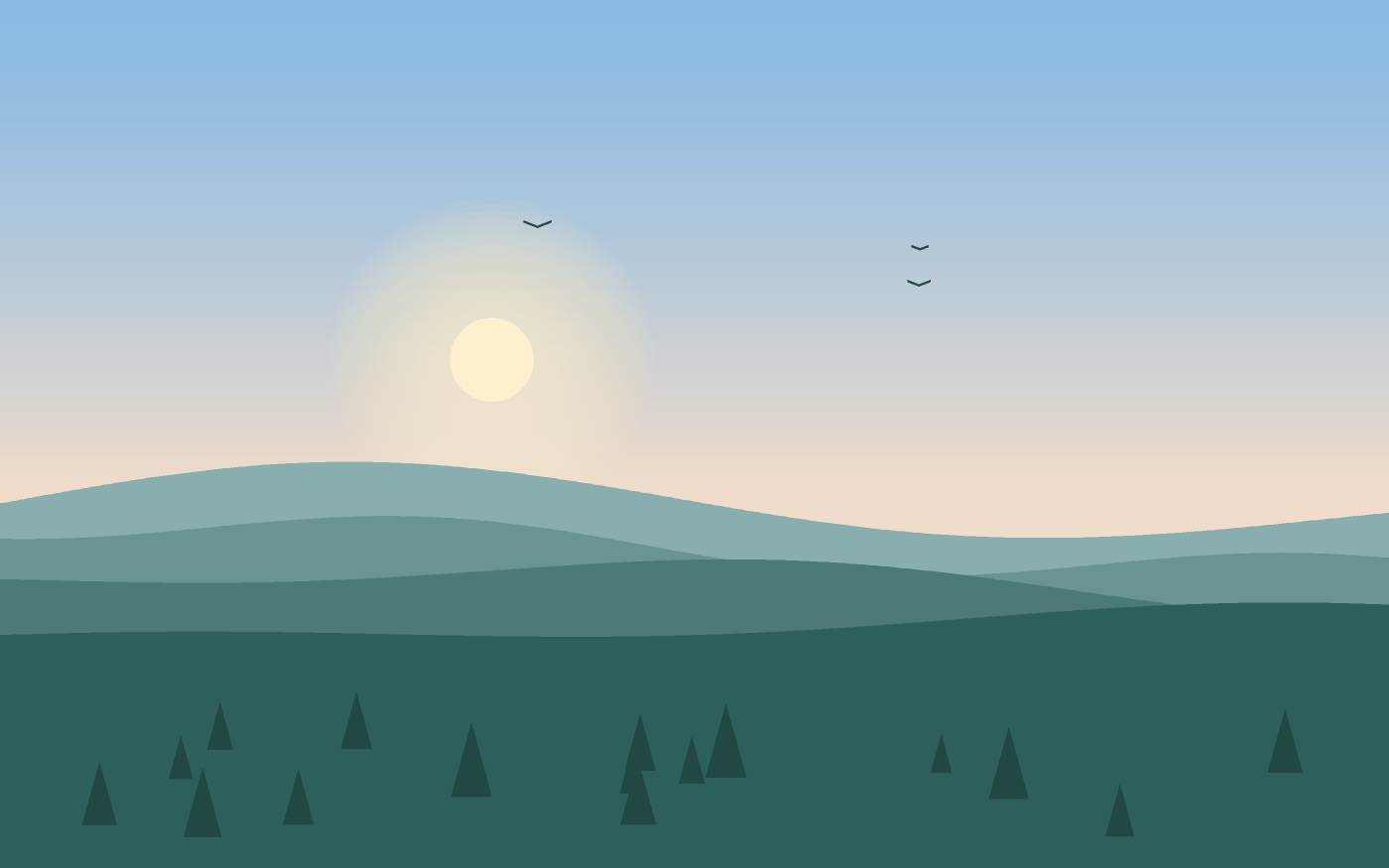 Landschaftsillustration