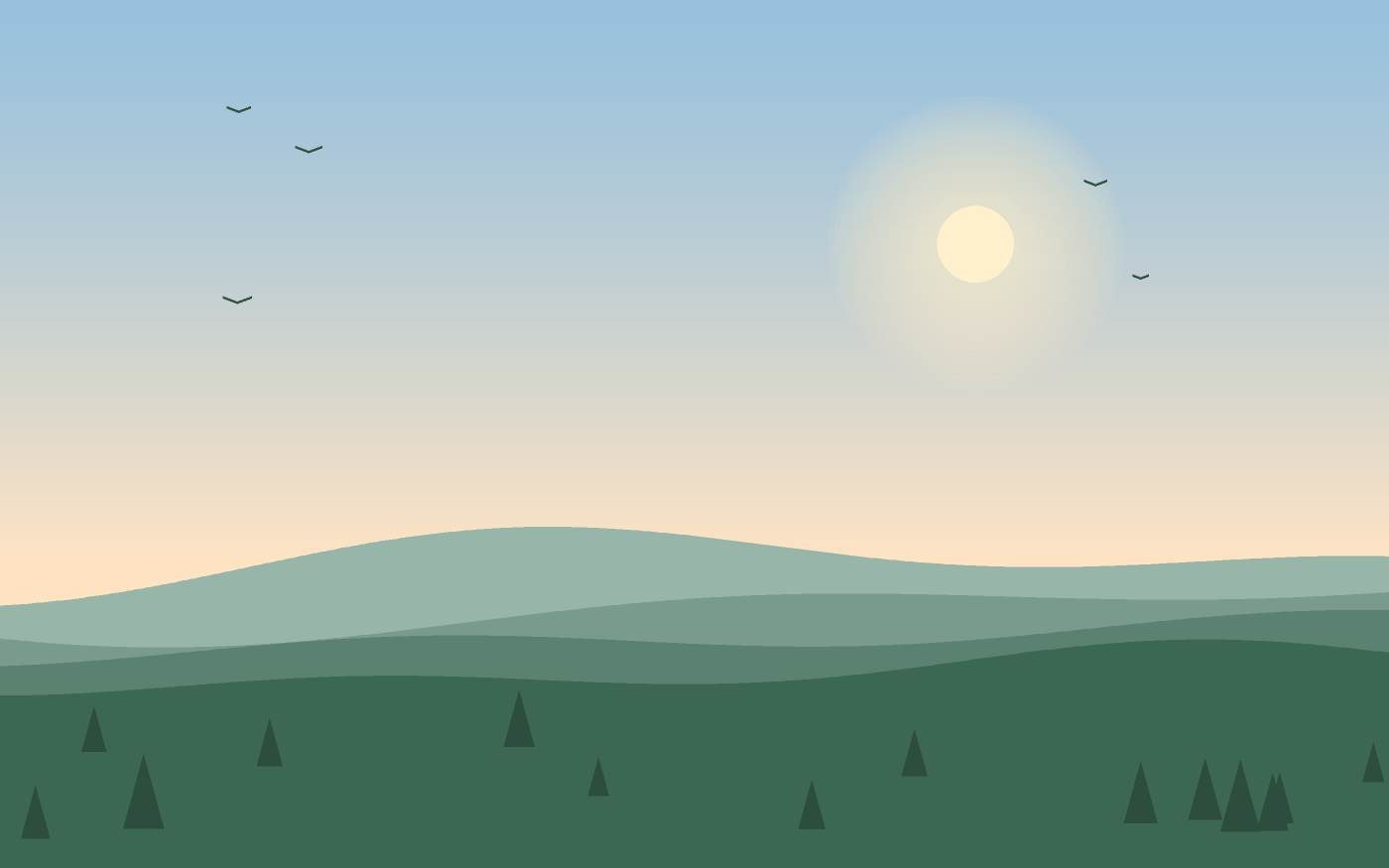 Landschaftsillustration
