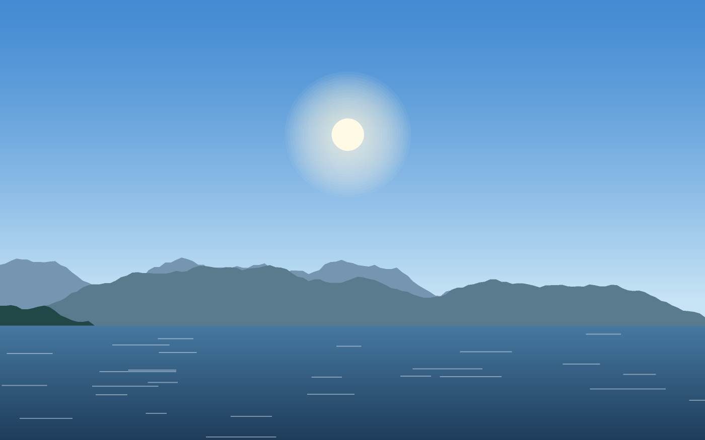 Landschapsillustratie