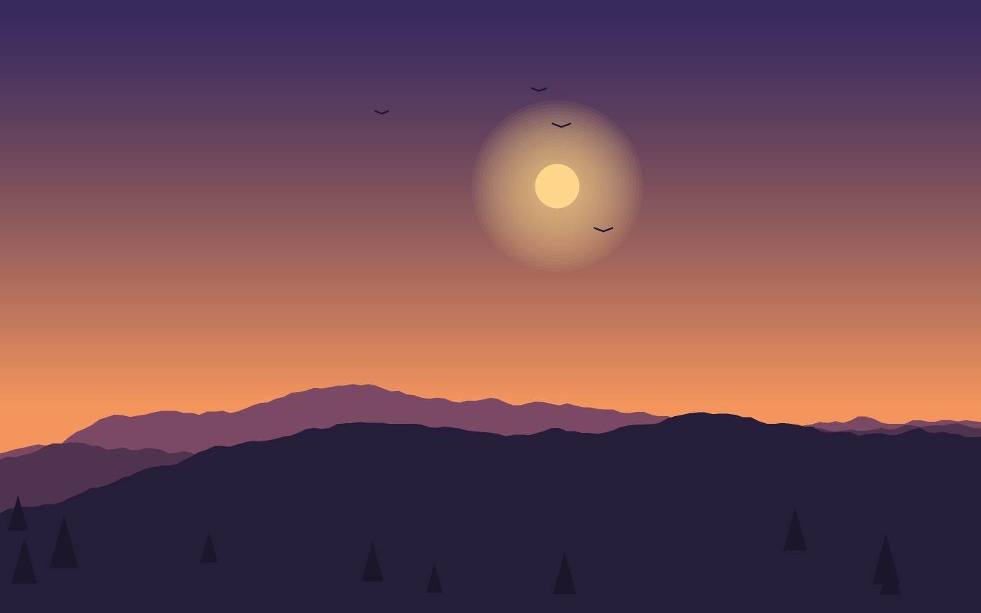 Landschaftsillustration