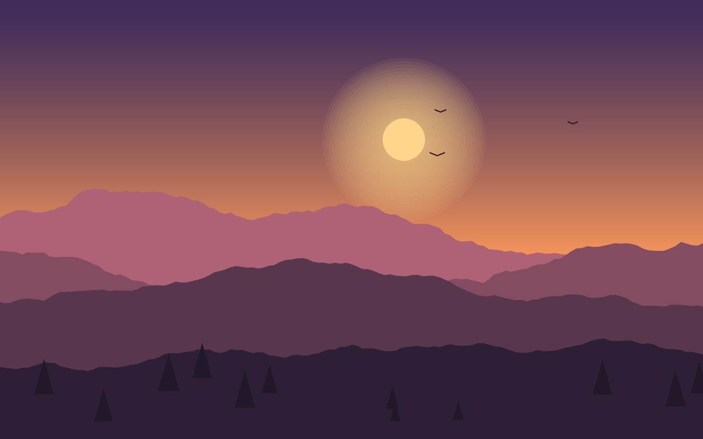 Landschaftsillustration