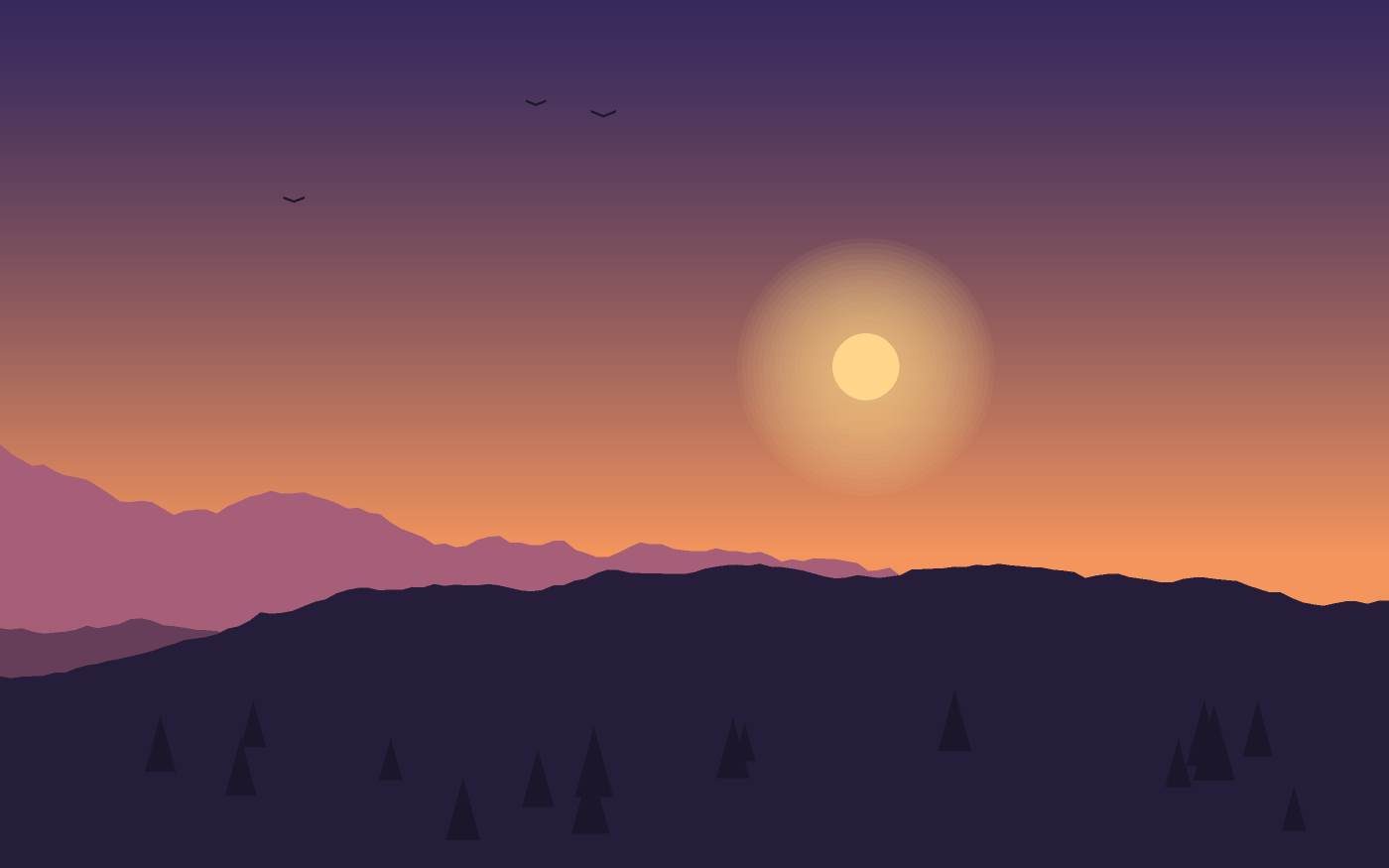 Landschaftsillustration
