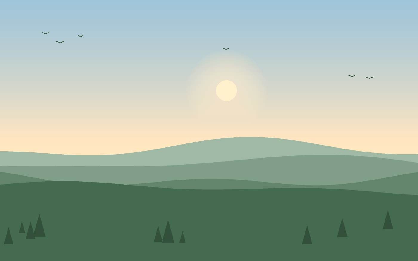 Landschaftsillustration