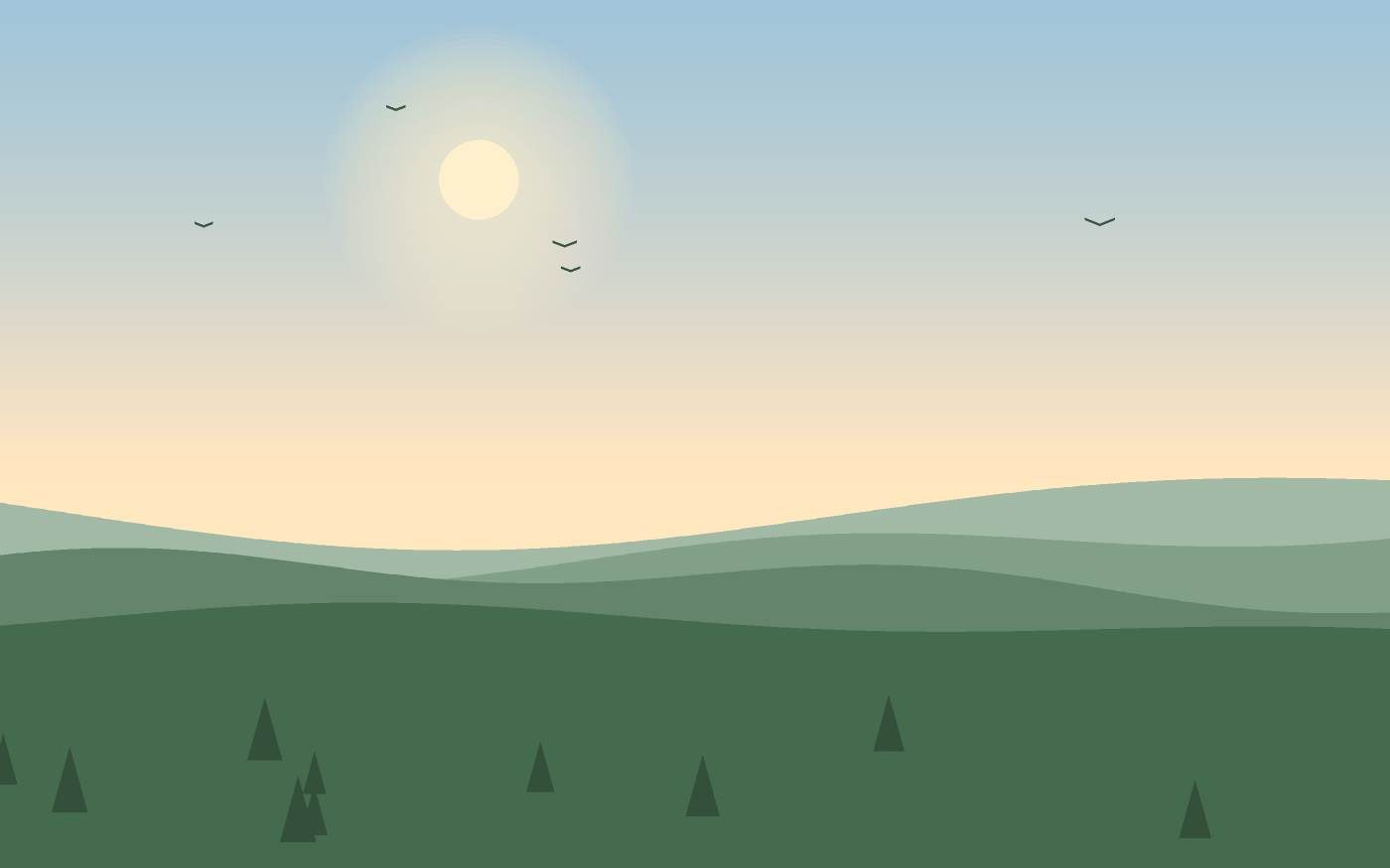 Landschaftsillustration