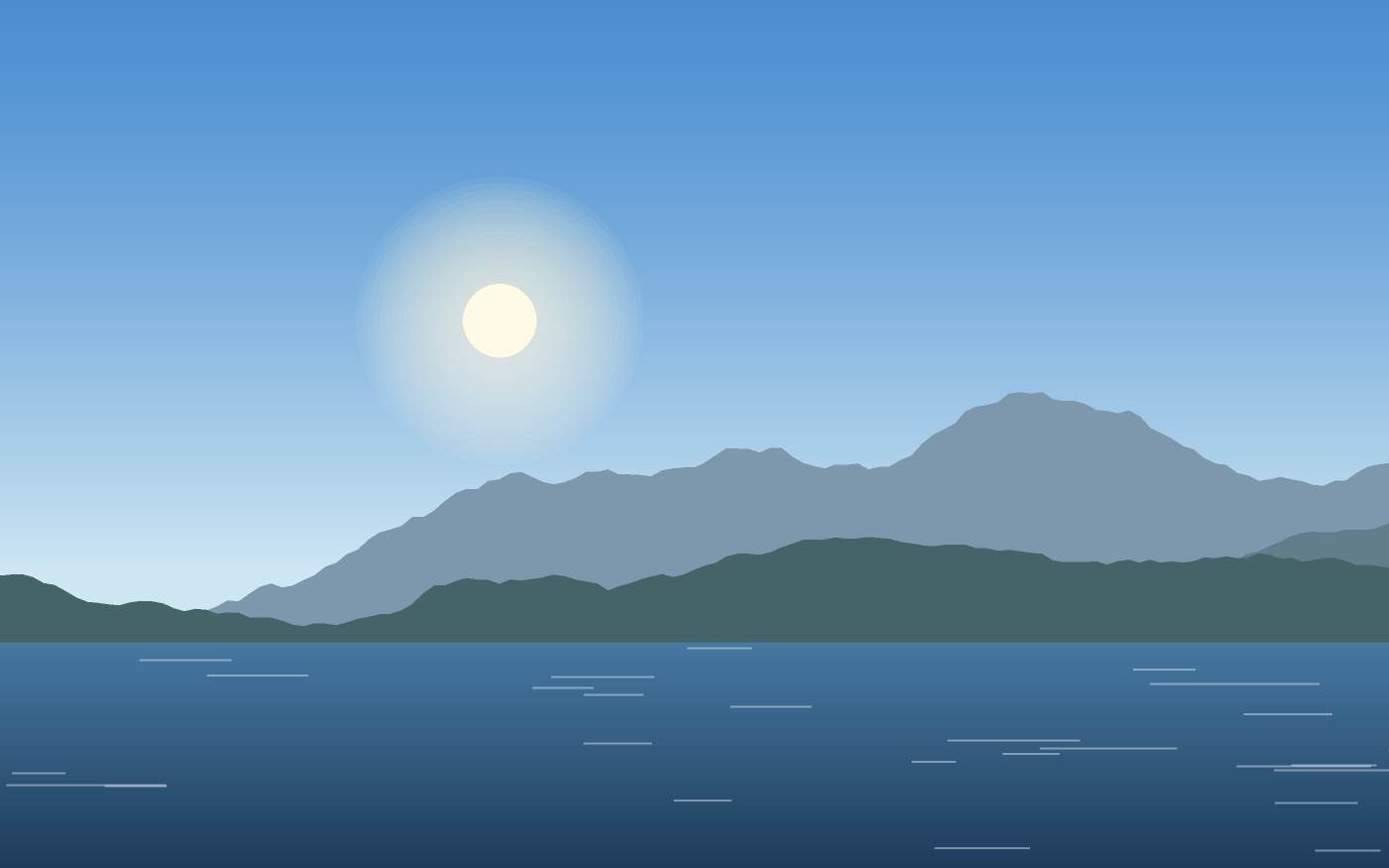 Landschaftsillustration