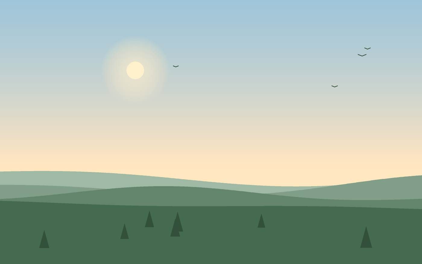 Landskabsillustration