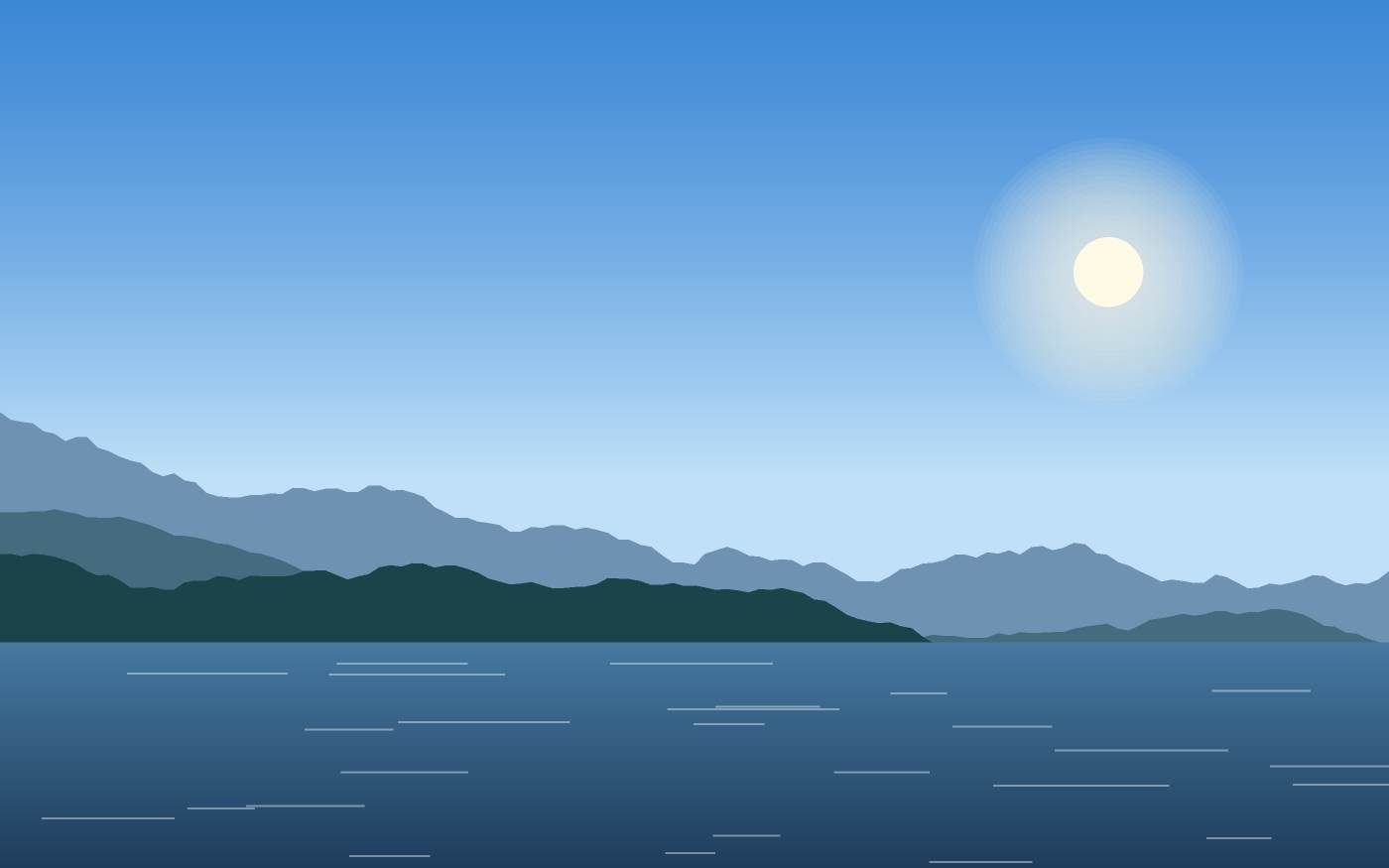 Ilustración de un paisaje