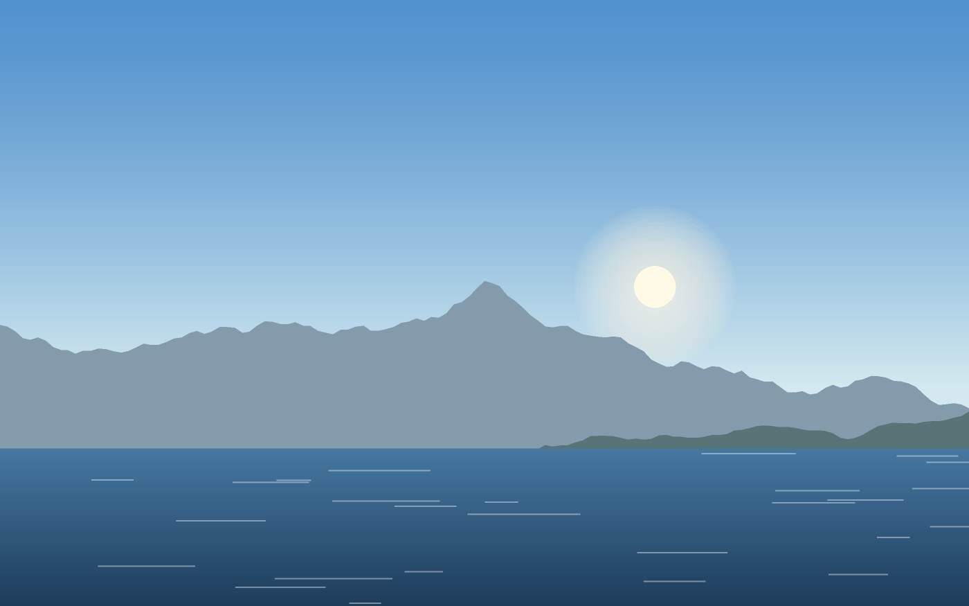 Ilustración de un paisaje