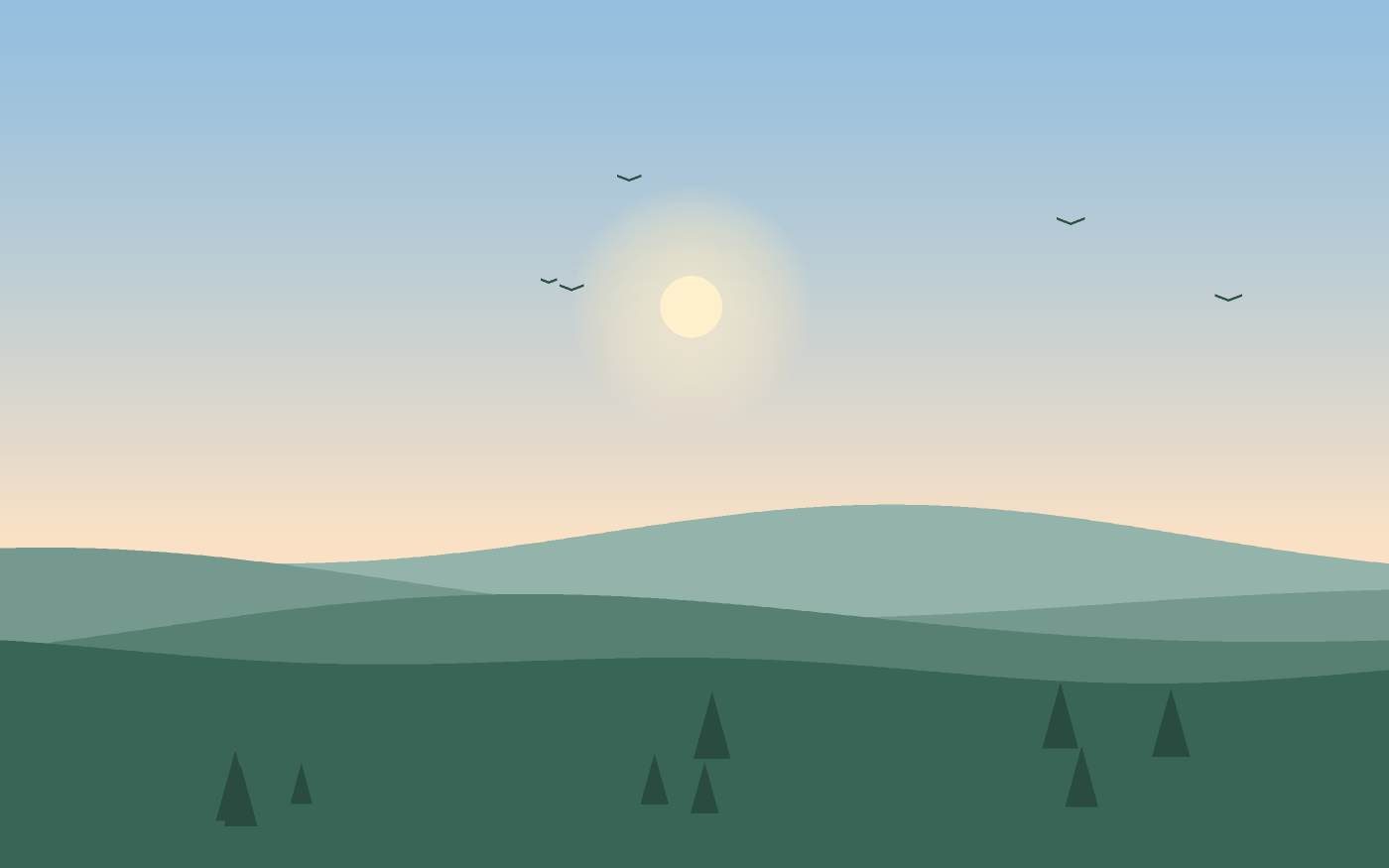 Ilustración de un paisaje