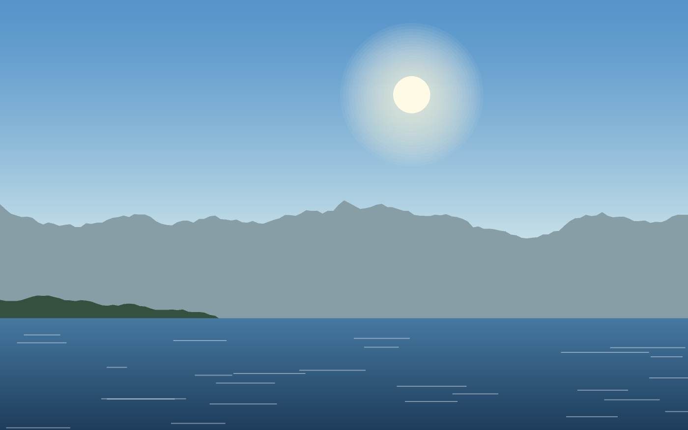 Ilustración de un paisaje