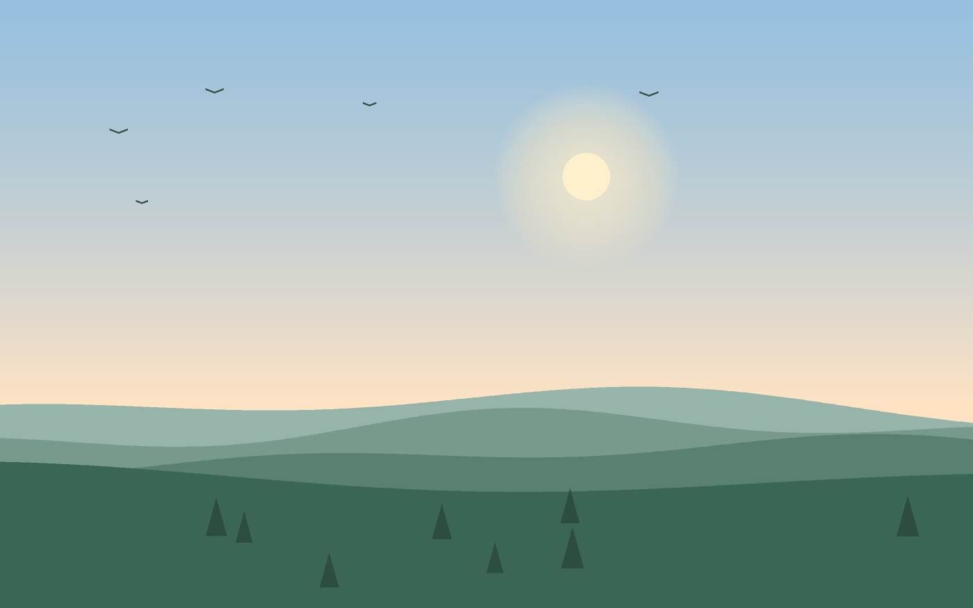 Landschapsillustratie