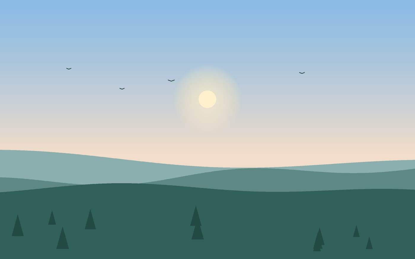 Landschapsillustratie