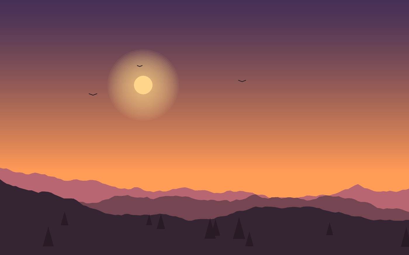 Landschapsillustratie